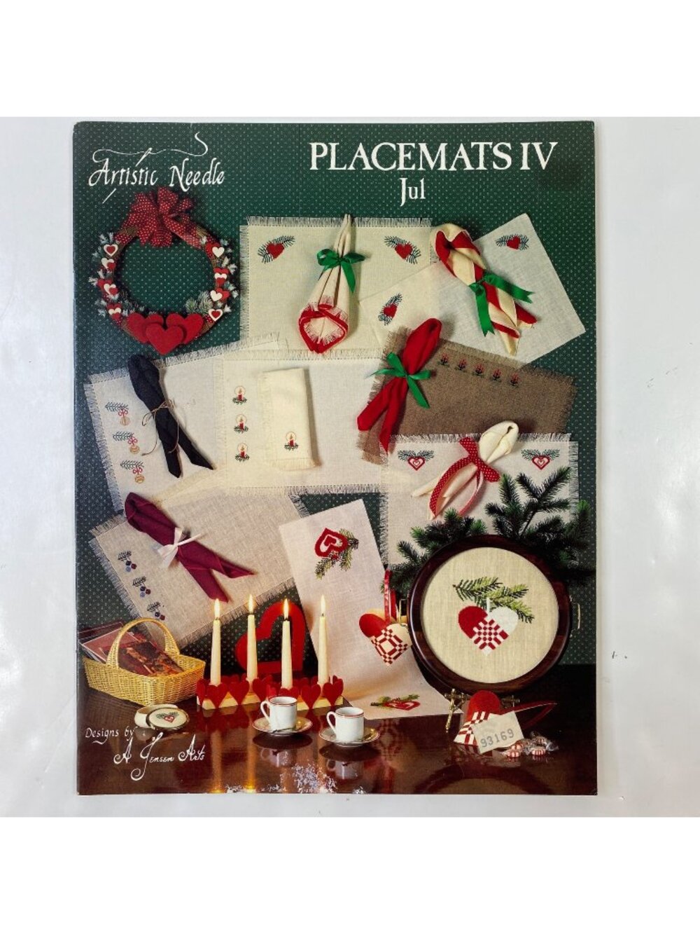 Artistic Needle Placemat IV Pattern Book Cross Stitch Needlework Instructions